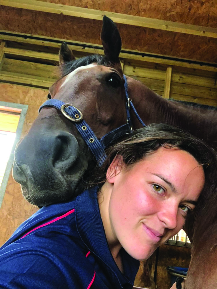 Kate with one of her equine patients
